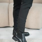 Kozaki skarpetkowe długie Czarny – Syravine 2