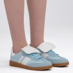 Kolorowe sneakersy Błękitne – Veylisse, widok z przodu