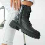 Botki w stylu militarnym Czarny – Dalira 3