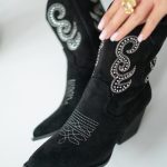 Kowbojki z kryształkami Czarne – Lioren 2