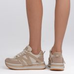 Sneakersy lifestyle Fango – Lurevane, widok od tyłu, lewy but odchylony