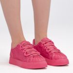Sneakersy z kryształkami Różowe – Gemoria, widok z przodu