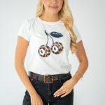 T-shirt damski wiśnia 88 – Cerasynne 4