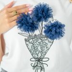 T-shirt damski bukiet kwiatów – Bouqelle 2