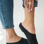 Eleganckie mule wsuwane Czarne – Janelisse 1