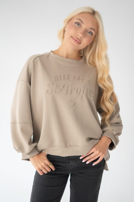 Bluza z napisem St. Tropez Fango – Melirra 1