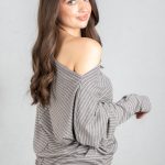 Bluzka dekolt woda w paski Fango – Lyvarra 3