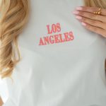 T-shirt damski z nadrukiem Los Angeles – Angelyss 3