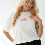 T-shirt damski z nadrukiem Los Angeles – Angelyss 2
