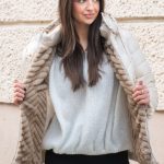 Kurtka zimowa pikowana futrzany kaptur Ekri – Furavine 6