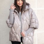 Kurtka pikowana swetrowe rękawy Fango – Swevarra 2