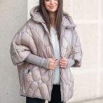 Kurtka pikowana swetrowe rękawy Fango – Swevarra 1