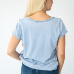 Bluzka la vie est belle - Błękitny 3