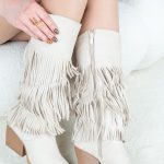 Zamszowe kozaki z frędzlami Fango – Sonivra 2