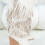 Zamszowe kozaki z frędzlami Fango – Sonivra 1