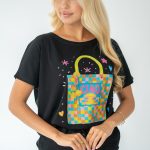 T-shirt damski z kolorowym nadrukiem ciao – Ciaorine 4