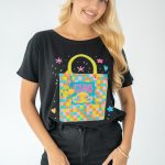 T-shirt damski z kolorowym nadrukiem ciao – Ciaorine 1