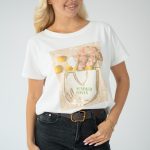 T-shirt damski z nadrukiem Summer Lovin – Solivane 1