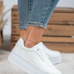 Sneakersy na wysokiej platformie Biały – Rosavine 8