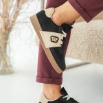 Buty sportowe damskie zamszowe Czarne – Thavira 1