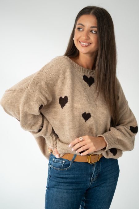 Sweter w serca Fango – Seralyn 1