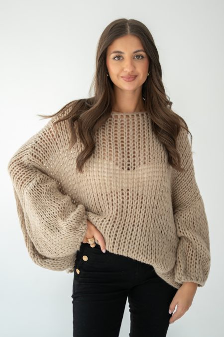 Sweter z grubym splotem Fango – Plainira 1