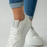 Sneakersy damskie casual Białe – Clorinne 3