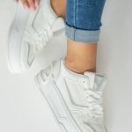 Sneakersy damskie casual Białe – Clorinne 2