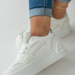 Sneakersy damskie casual Białe – Clorinne 4