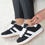 Casualowe sneakersy Czarne – Doralyne 6