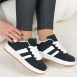 Casualowe sneakersy Czarne – Doralyne 5