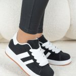 Casualowe sneakersy Czarne – Doralyne 4