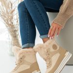 Sneakersy zimowe damskie na koturnie Fango – Corviana 2