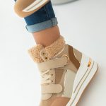 Sneakersy na rzepy z futrem wewnątrz Fango – Zenyra 3