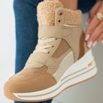 Sneakersy na rzepy z futrem wewnątrz Fango – Zenyra 2