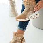 Sneakersy na rzepy z futrem wewnątrz Fango – Zenyra 4