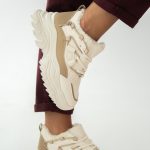 Sneakersy zimowe chunky Beżowe – Palynne 1