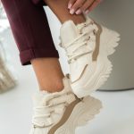 Sneakersy zimowe chunky Beżowe – Palynne 2
