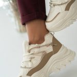 Sneakersy zimowe chunky Beżowe – Palynne 4