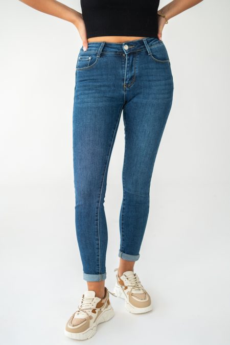Jeansy push up z wysokim stanem – Joviera 1