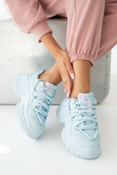 Sneakersy dad shoes Błękitne – Vivanea 1