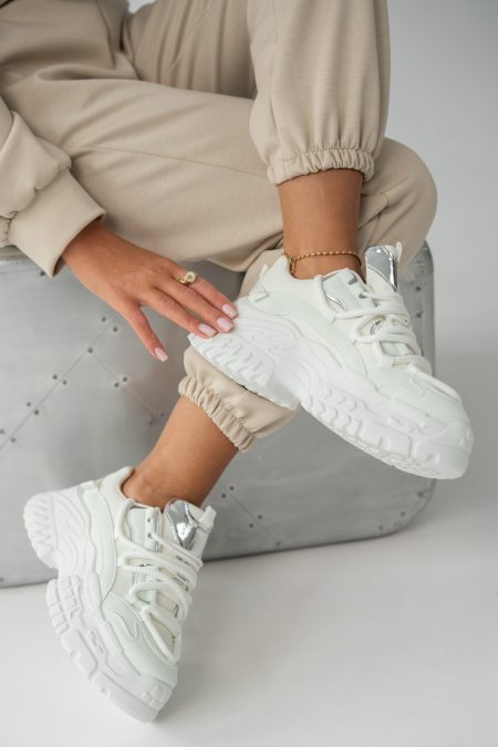 Sneakersy dad shoes Białe – Vivanea 1