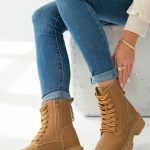 Workery damskie jesienno zimowe Camelowe – Stavorra 2