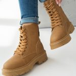 Workery damskie jesienno zimowe Camelowe – Stavorra 3