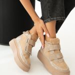 Sneakersy na platformie wysokie Fango – Carvienne 1