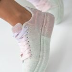 Sneakersy cyrkonie błyszczące Białe – Vionara 4