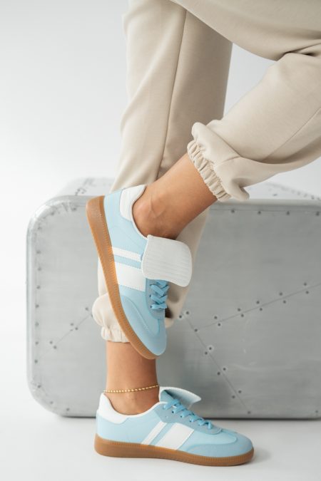 Sneakersy cyrkonie błyszczące Białe – Vionara 1