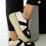Kolorowe sneakersy damskie chunky Czarne – Olyssia 2