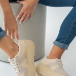 Kolorowe sneakersy damskie chunky Beżowe – Olyssia 4