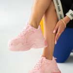 Sneakersy na grubej podeszwie Różowe – Nayora 3